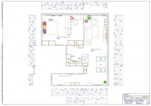 Grundrissplan Einrichtungsplanung